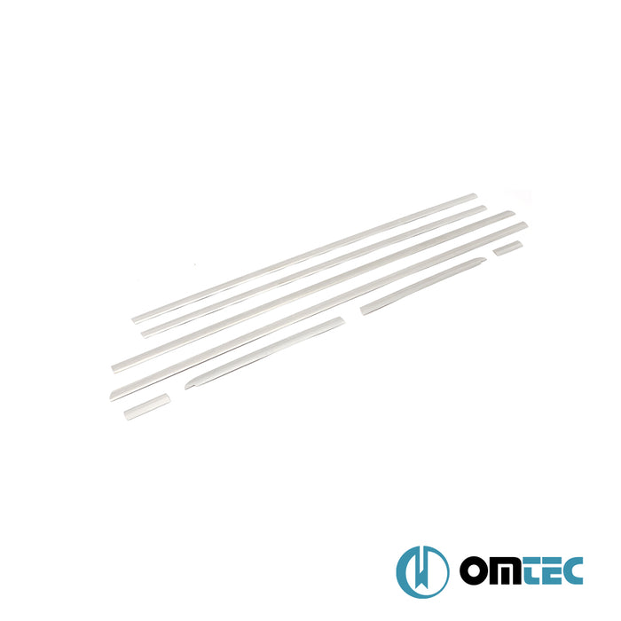 Cam Çıtası 8 Prç. Paslanmaz Çelik (Mat) - Citroën C4 - SD L - (2004 - 2010)