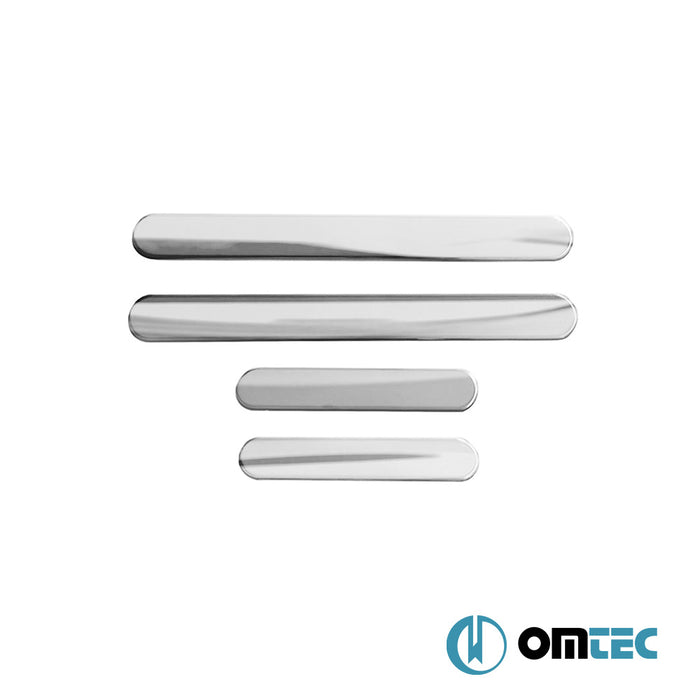 D - Line Kapı Eşiği 4 Prç. Paslanmaz Çelik (Parlak) - Fiat 600E - SUV I - (2023 - )