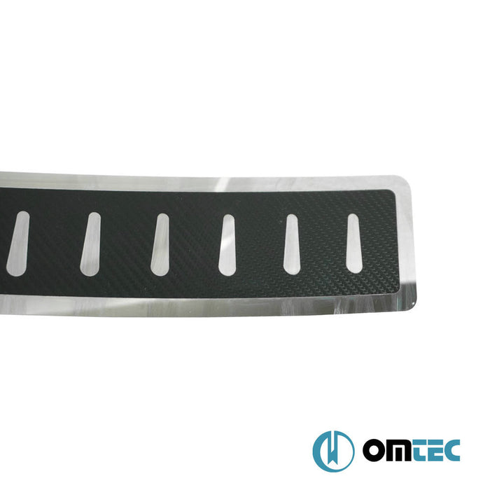 Karbon Folyolu Arka Tampon Eşiği Paslanmaz Çelik - Citroën C5 - SW TD - (2008 - 2017)