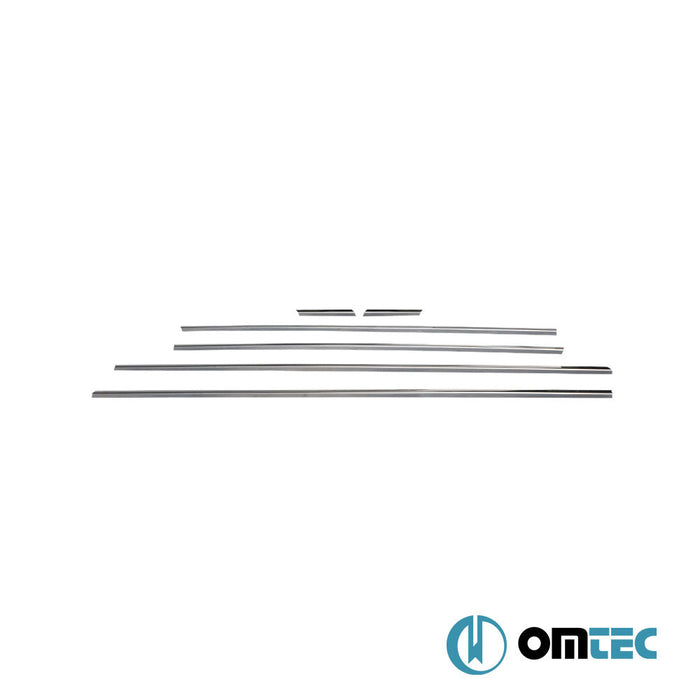 Cam Çıtası 6 Prç. Paslanmaz Çelik (Parlak) - Citroën C5 - SD RD - (2008 - 2017)