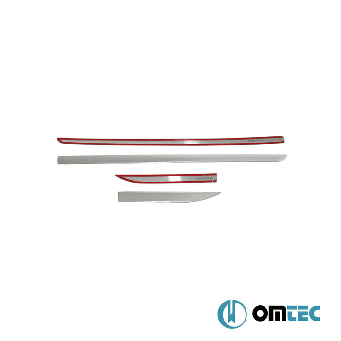 Yan Kapı Çıtası 4 Prç. Paslanmaz Çelik (Parlak) - Ds Ds4 - HB 5D N - (2011 - 2018)