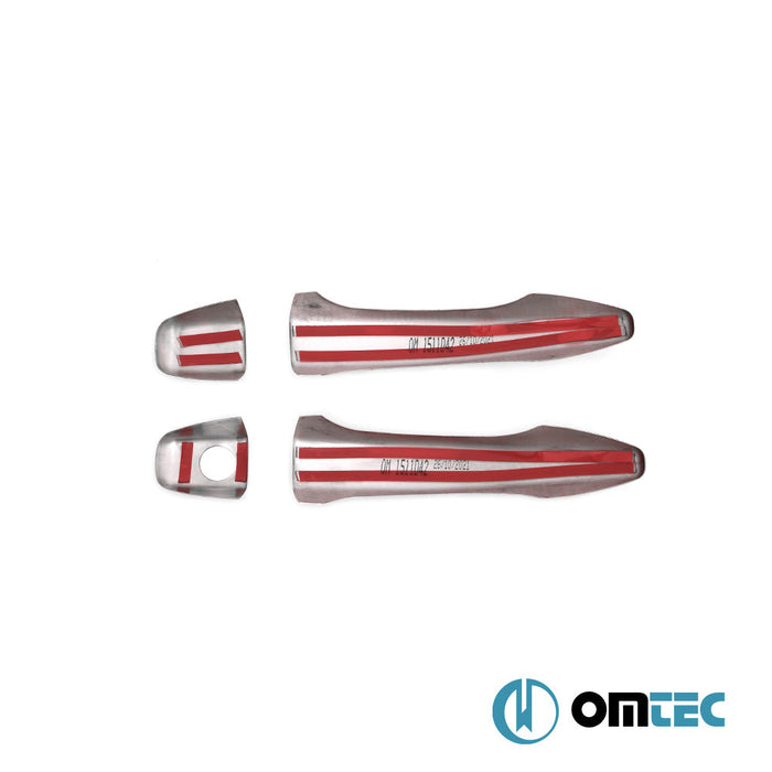 Kapı Kolu 2 Kapı 4 Prç. (H1) Paslanmaz Çelik (Parlak) - Ds Ds4 - HB 5D N - (2011 - 2018)