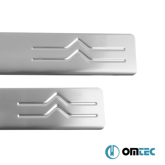 Kapı Eşiği 4 Prç. Paslanmaz Çelik (Parlak) - Citroën C4 - HB 5D B7 - (2010 - 2020)