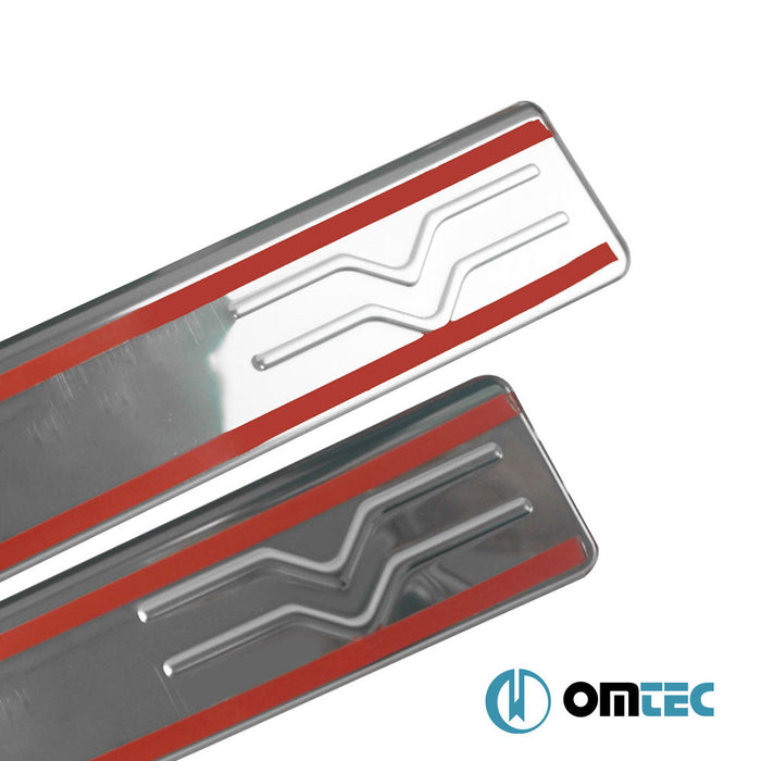 Kapı Eşiği 4 Prç. Paslanmaz Çelik (Parlak) - Citroën C4 - HB 5D B7 - (2010 - 2020)