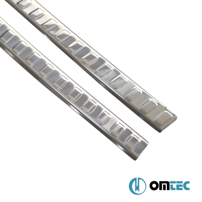 Arka Tampon Eşiği 2 Prç. Paslanmaz Çelik (Parlak) - Citroën C - Elysee - SD - (2012 - )