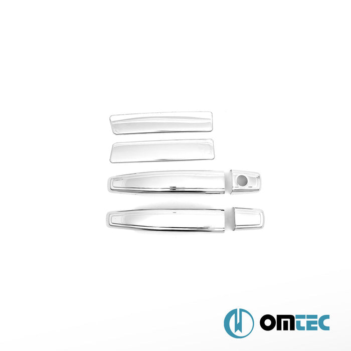 Kapı Kolu 2 Kapı 4 Prç. (H2) Paslanmaz Çelik (Parlak) - Chevrolet Aveo - SD T200/T250 FL - I/FL - II - (2005 - 2011)