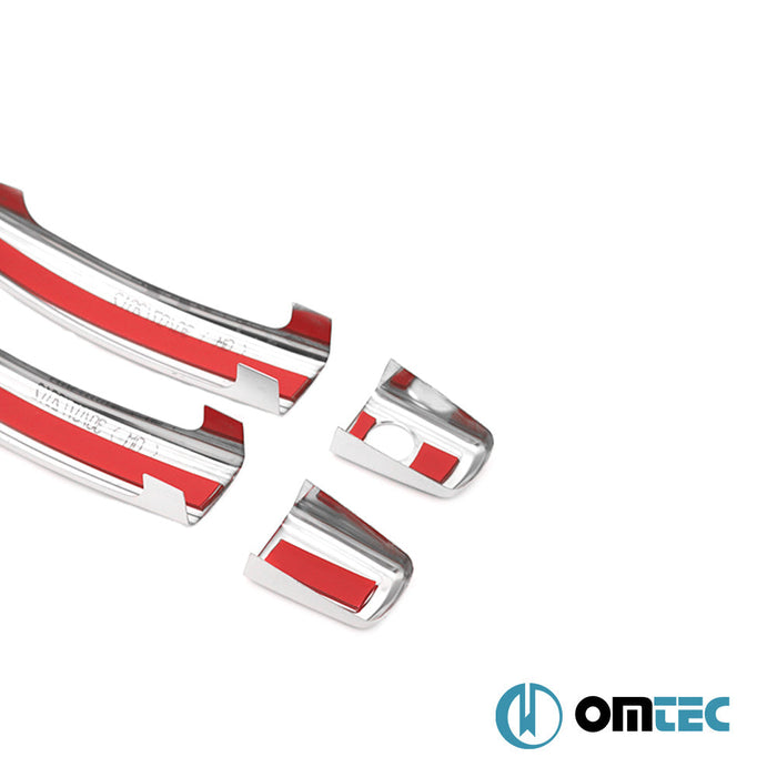 Kapı Kolu 2 Kapı 4 Prç. (H2) Paslanmaz Çelik (Parlak) - Chevrolet Aveo - SD T200/T250 FL - I/FL - II - (2005 - 2011)