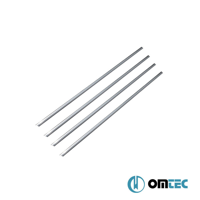 Cam Çıtası 4 Prç. Paslanmaz Çelik (Parlak) - Chevrolet Aveo - SD T300 - (2012 - 2020)