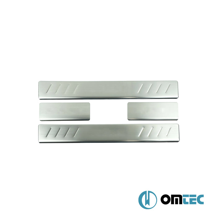 Line Kapı Eşiği 4 Prç. Paslanmaz Çelik - Chevrolet Aveo - HB 5D T300 - (2012 - 2020)