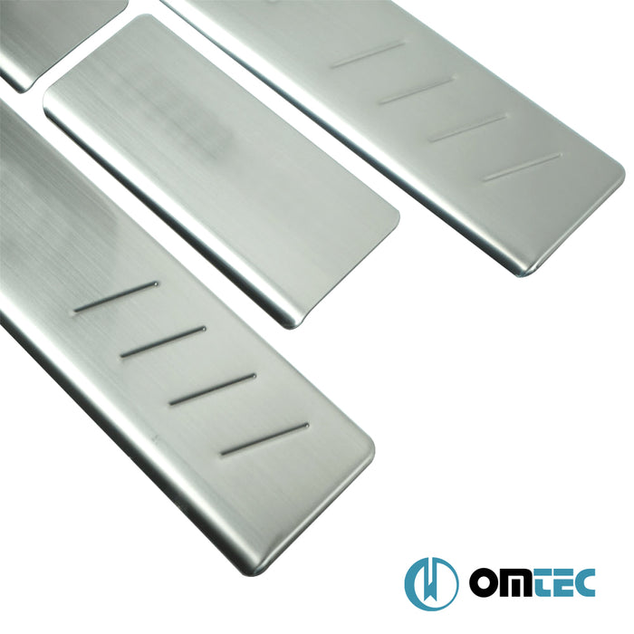 Line Kapı Eşiği 4 Prç. Paslanmaz Çelik - Chevrolet Aveo - SD T300 - (2012 - 2020)