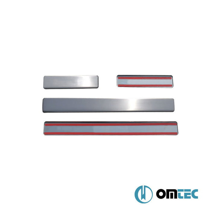 Line Kapı Eşiği 4 Prç. Paslanmaz Çelik (Parlak) - Chevrolet Cruze - SD J300 - (2009 - 2016)