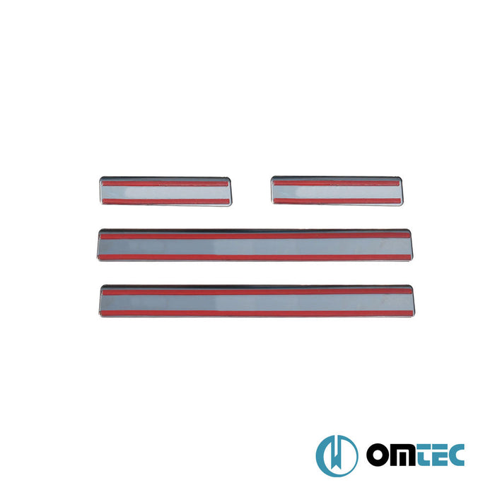 Line Kapı Eşiği 4 Prç. Paslanmaz Çelik (Parlak) - Chevrolet Cruze - SD J300 - (2009 - 2016)