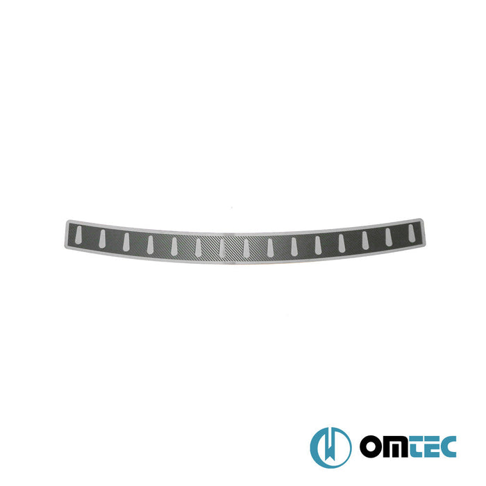 Karbon Folyolu Arka Tampon Eşiği Paslanmaz Çelik - Chevrolet Cruze - SD J300 PRE - FL - (2009 - 2012)