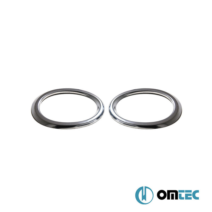 Sis Farı Çerçevesi 2 Prç. P.Çelik (Parlak) - Chevrolet Cruze - HB 5D J300 FL - I/FL - II - (2012 - 2016)