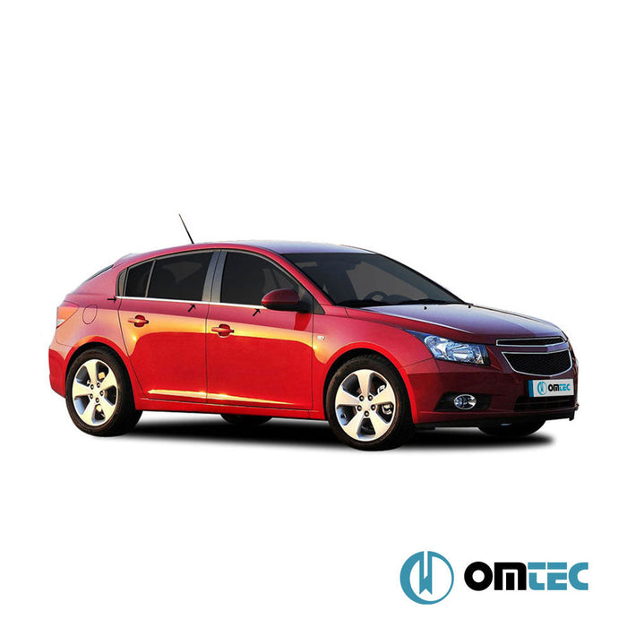 Cam Çıtası 6 Prç. Paslanmaz Çelik (Parlak) - Chevrolet Cruze - HB 5D J300 FL - I/FL - II - (2012 - 2016)