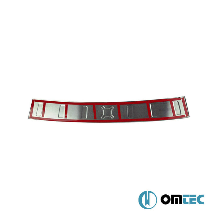 Arka Tampon Eşiği Paslanmaz Çelik (Siyah - Taşlı) - Jeep Renegade - SUV BU - (2015 - )