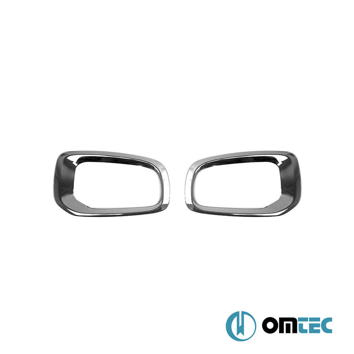 Sis Farı Çerçevesi 2 Prç. P.Çelik (Parlak) - Jeep Renegade - SUV BU PRE - FL - (2015 - 2019)