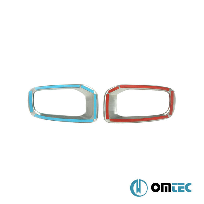 Sis Farı Çerçevesi 2 Prç. P.Çelik (Parlak) - Jeep Renegade - SUV BU PRE - FL - (2015 - 2019)