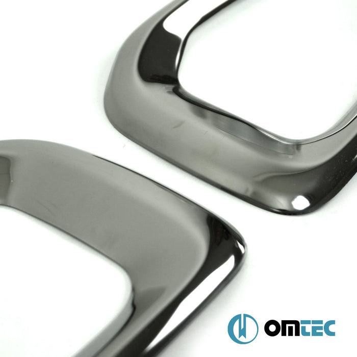 Sis Farı Çerçevesi 2 Prç. P.Çelik (Siyah) - Jeep Renegade - SUV BU PRE - FL - (2015 - 2019)