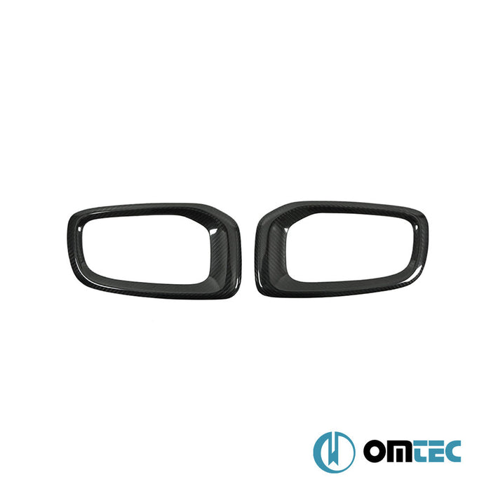 Sis Farı Çerçevesi 2 Prç. (Karbon) - Jeep Renegade - SUV BU PRE - FL - (2015 - 2019)