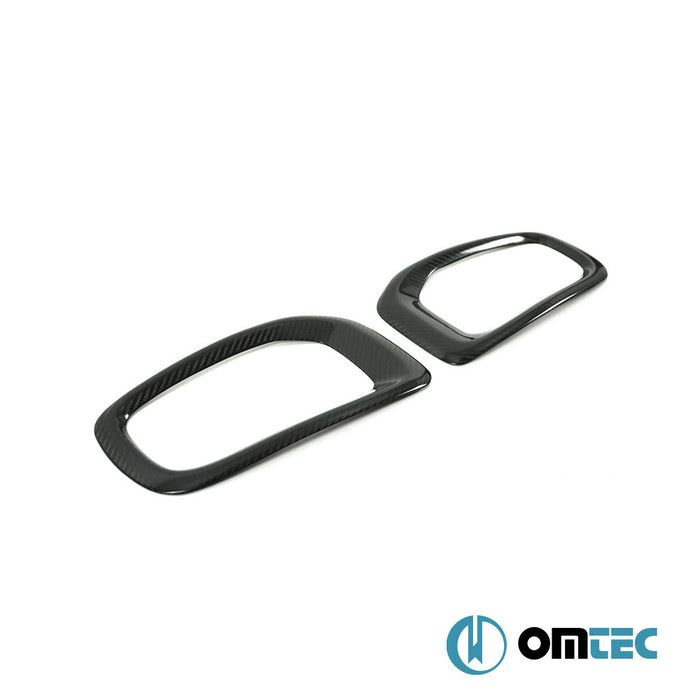 Sis Farı Çerçevesi 2 Prç. (Karbon) - Jeep Renegade - SUV BU PRE - FL - (2015 - 2019)