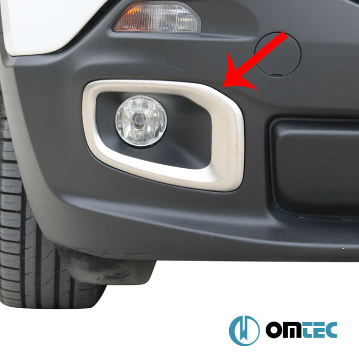 Sis Farı Çerçevesi 2 Prç. P.Çelik (Taşlı) - Jeep Renegade - SUV BU PRE - FL - (2015 - 2019)