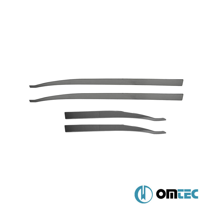 Yan Kapı Çıtası 4 Prç. Paslanmaz Çelik (Siyah) - Jeep Renegade - SUV BU - (2015 - )