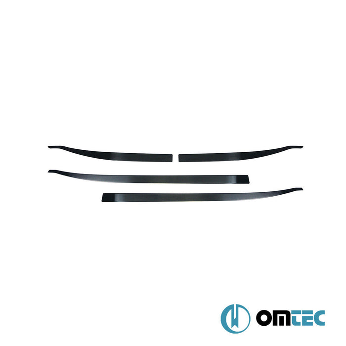 Yan Kapı Çıtası 4 Prç. Paslanmaz Çelik (Siyah - Taşlı) - Jeep Renegade - SUV BU - (2015 - )