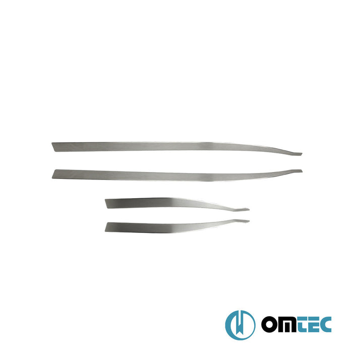 Yan Kapı Çıtası 4 Prç. Paslanmaz Çelik (Taşlı) - Jeep Renegade - SUV BU - (2015 - )