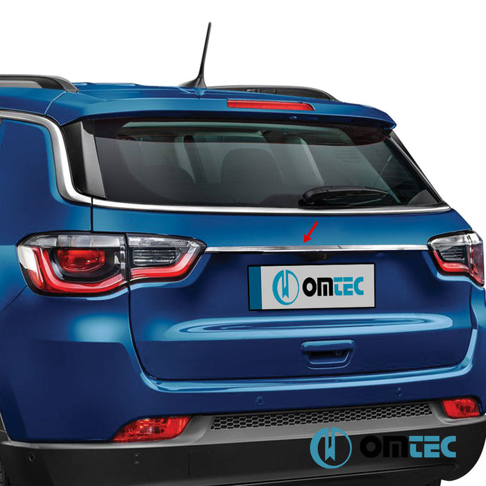 Bagaj Çıtası (Plaka Üstü) Paslanmaz Çelik (Parlak) - Jeep Compass - SUV MP/552 - (2017 - )