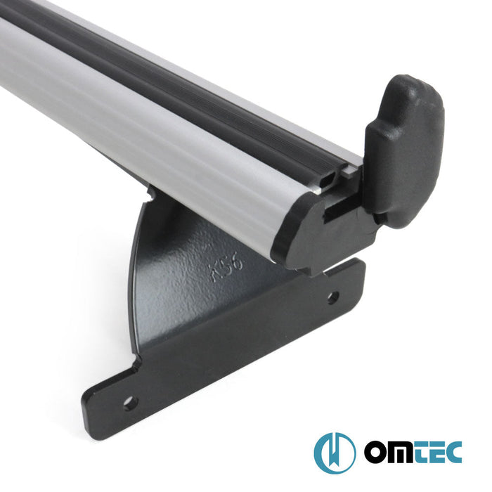 Heavy Duty BoldBar Ara Atkı 2 Prç. (Gri) Alu. - Jeep Compass - SUV MP/552 - (2017 - )