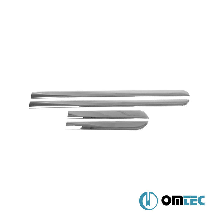 Yan Kapı Çıtası 4 Prç. Paslanmaz Çelik (Parlak) - Jeep Compass - SUV MK49 - (2007 - 2017)