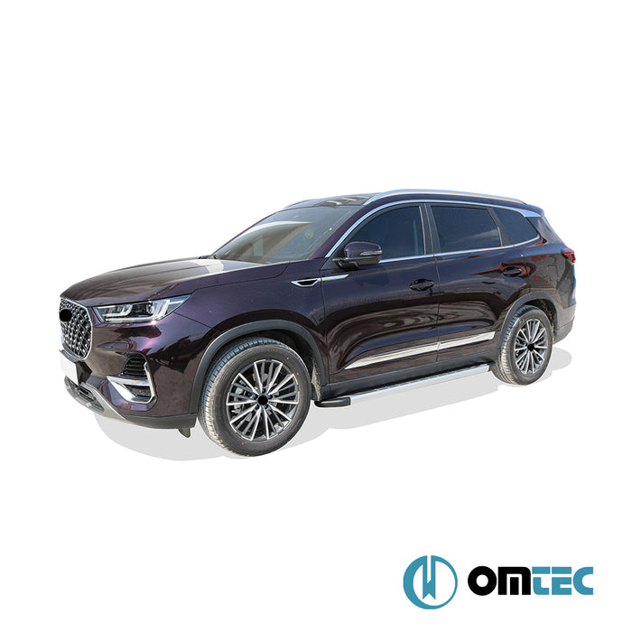 Yan Basamak (FABA - Gri) 2 Prç. - Chery Tiggo 8 Pro - SUV I - (2022 - )