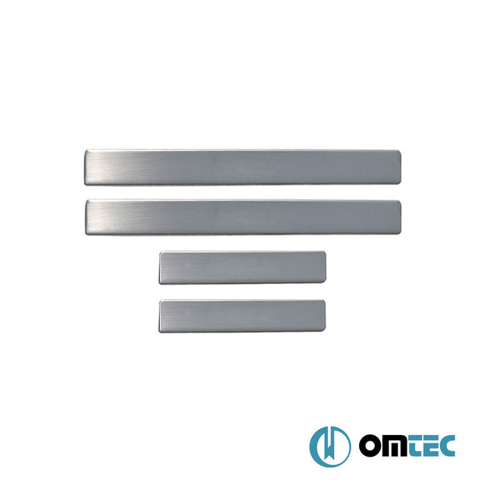 Line Kapı Eşiği 4 Prç. Paslanmaz Çelik (Parlak) - Dacia Logan Mcv - SW I - (2006 - 2013)