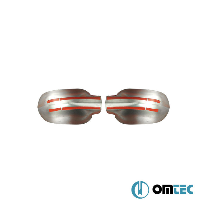 Ayna Kapağı 2 Prç. Paslanmaz Çelik (Parlak) - Dacia Logan - SD I - (2005 - 2012)