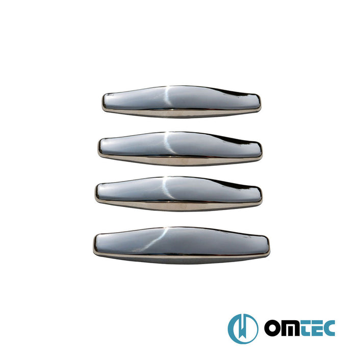 Kapı Kolu 4 Kapı 4 Prç. Paslanmaz Çelik (Parlak) - Dacia Duster - SUV HS - (2010 - 2018)