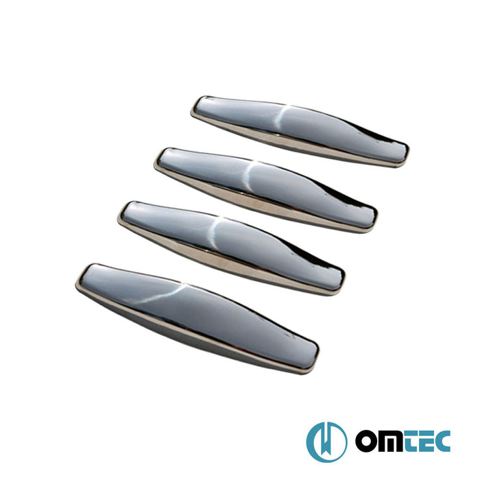 Kapı Kolu 4 Kapı 4 Prç. Paslanmaz Çelik (Parlak) - Renault Symbol - SD II - (2009 - 2013)