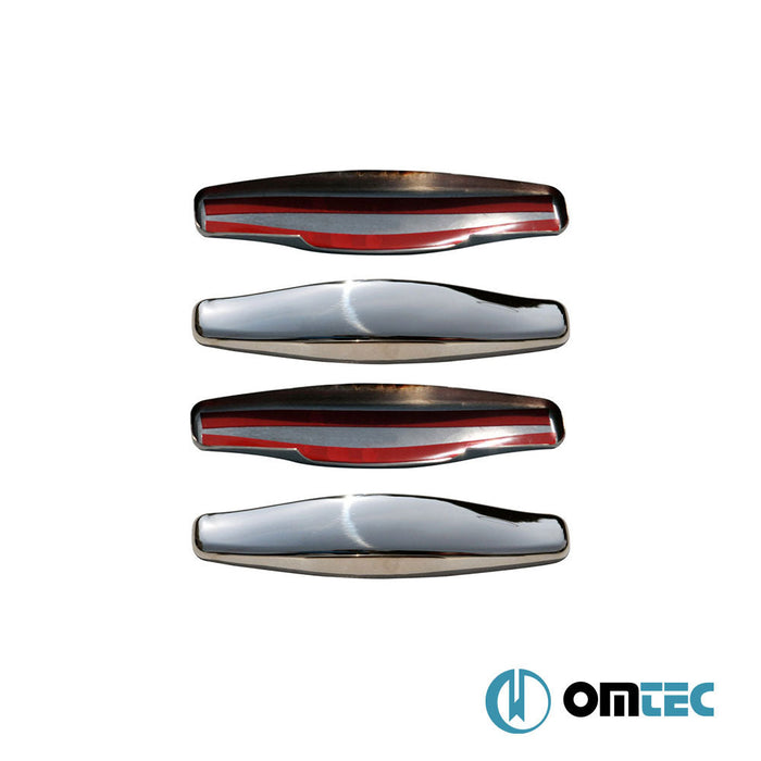 Kapı Kolu 4 Kapı 4 Prç. Paslanmaz Çelik (Parlak) - Renault Symbol - SD II - (2009 - 2013)