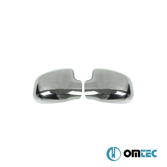 Ayna Kapağı 2 Prç. Paslanmaz Çelik (Parlak) - Dacia Sandero Stepway - HB 5D B52 FL - (2016 - 2020)