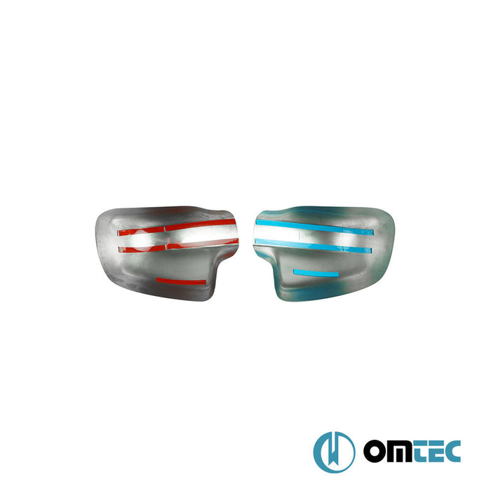 Ayna Kapağı 2 Prç. Paslanmaz Çelik (Parlak) - Dacia Sandero Stepway - HB 5D B52 FL - (2016 - 2020)