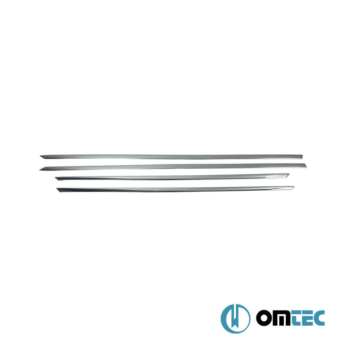 Yan Kapı Çıtası 4 Prç. Paslanmaz Çelik (Parlak) - Dacia Lodgy - MPV M0 - (2012 - )