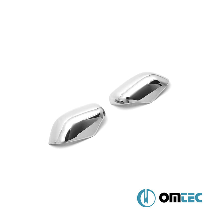 Ayna Kapağı 2 Prç. Paslanmaz Çelik (Parlak) - Dacia Lodgy - MPV M0 - (2012 - )