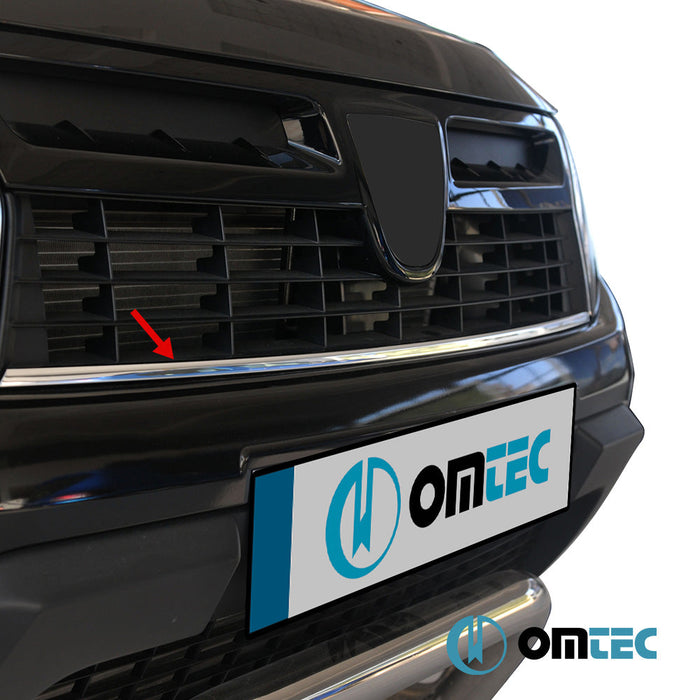 Ön Panjur Çıtası P.Çelik (Parlak) - Dacia Duster - SUV HS PRE - FL - (2010 - 2013)