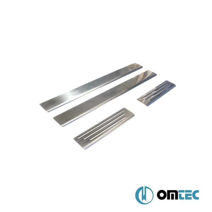 Line Kapı Eşiği 4 Prç. Paslanmaz Çelik (Parlak) - Dacia Duster - SUV HS - (2010 - 2018)