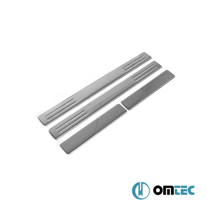 Norm Kapı Eşiği 4 Prç. Paslanmaz Çelik (Parlak) - Dacia Duster - SUV HM - (2018 - 2024)