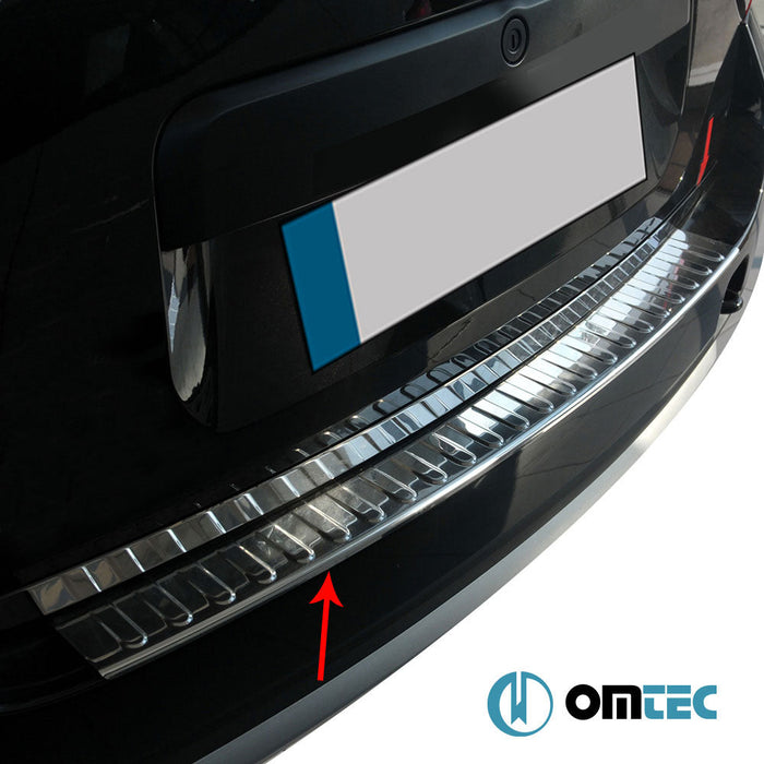 Arka Tampon Eşiği Paslanmaz Çelik (Parlak) - Dacia Duster - SUV HS - (2010 - 2018)