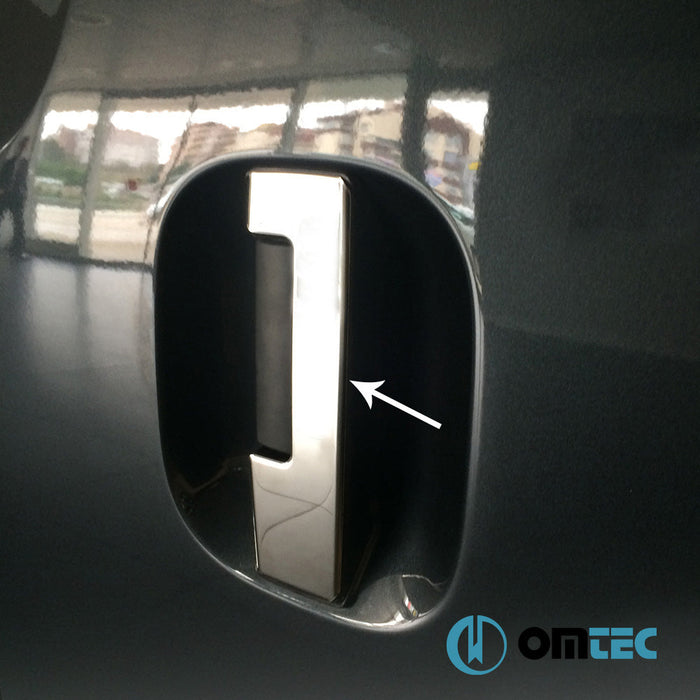 Kapı Kolu 4 Kapı 4 Prç. Paslanmaz Çelik (Parlak) - Dacia Dokker - MVN M0 - (2012 - 2021)