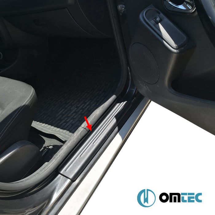 Kapı Eşiği 4 Prç. (ABS - Siyah) - Dacia Duster - SUV HM - (2018 - 2024)