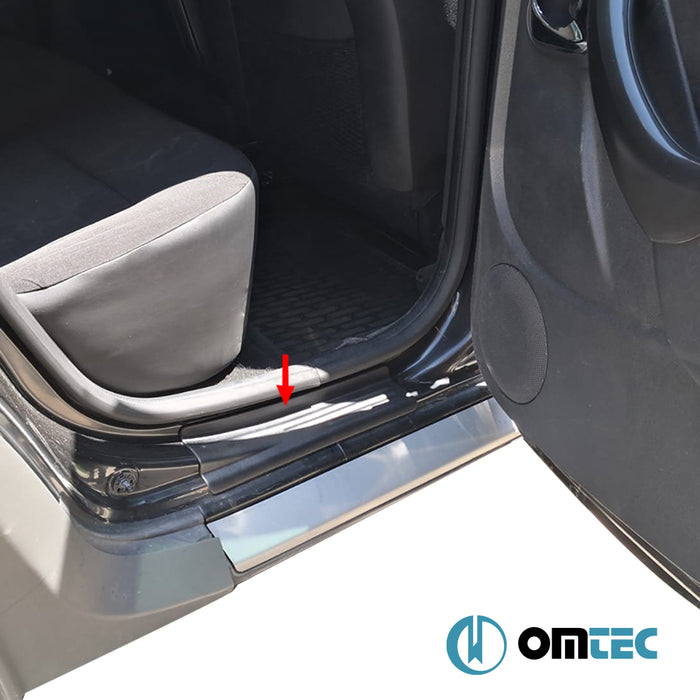 Kapı Eşiği 4 Prç. (ABS - Siyah) - Dacia Duster - SUV HM - (2018 - 2024)