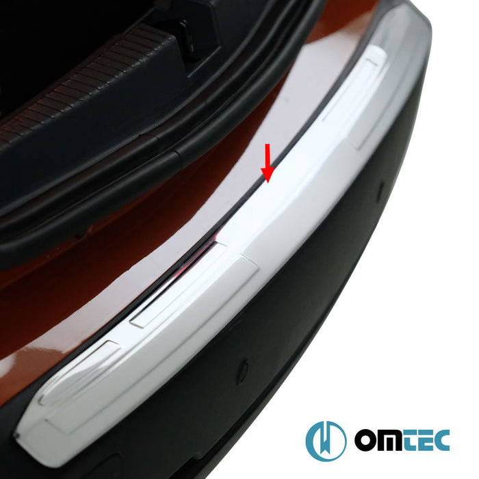 Norm Arka Tampon Eşiği Paslanmaz Çelik (Parlak) - Dacia Duster - SUV HM - (2018 - 2024)